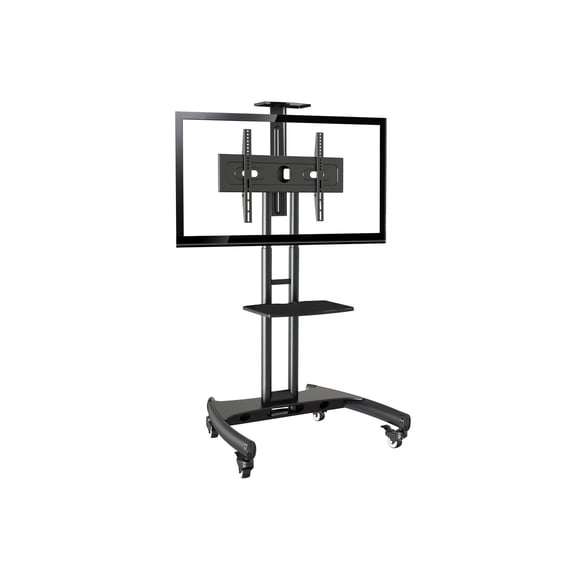 Écran plat mobile Rocelco VSTC 32 "-70", moniteur, chariot A / V et TV avec composants A / V et étagères pour webcam