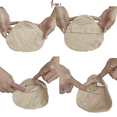 thumbnail image 2 of BIMEI 2 Pairs Cotton Protect Pocket For Mastectomy Silicone Breast Forms Cover Bags for Prosthesis Artificial Fake Boobs Triangular 2 Pair Beige S, 2 of 6