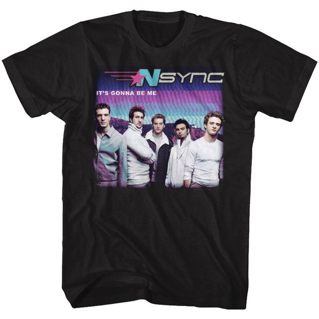 NSYNC It's Gonna Be Me Black Adult T-Shirt