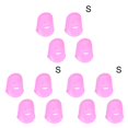 thumbnail image 2 of QualitChoice 4pcs Guitar Playing Left Hand Fingertip Ukulele Guitar Fingertip Silicone Protective Cover Pink S 3Set, 2 of 6