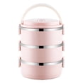 thumbnail image 1 of Bento Lunch Box Portable Lunch Box, Circular Fresh-Keeping Box, Stainless Steel Insulated, Student Office Staff Lunch Box, Bento Box, 1 of 1