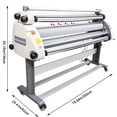 thumbnail image 2 of 63In Full-Auto Low Temperature Laminating Machine Pneumatic Cold Laminator with Semi-Auto Remove Film System 110V, 2 of 20