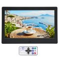 thumbnail image 3 of Cadre Photo Numérique HD 10,1 Pouces 1024x600 Écran LCD Cadre Photo Électronique Intelligent avec Télécommande 110-240 V, 3 of 8