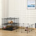 thumbnail image 2 of PawHut Guinea Pig Rabbit Playpen, Customizable Portable Pen, 2 of 10