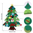 thumbnail image 1 of Felt Christmas Tree DIY Soft Christmas Tree With Ornaments And String Light, 1 of 8