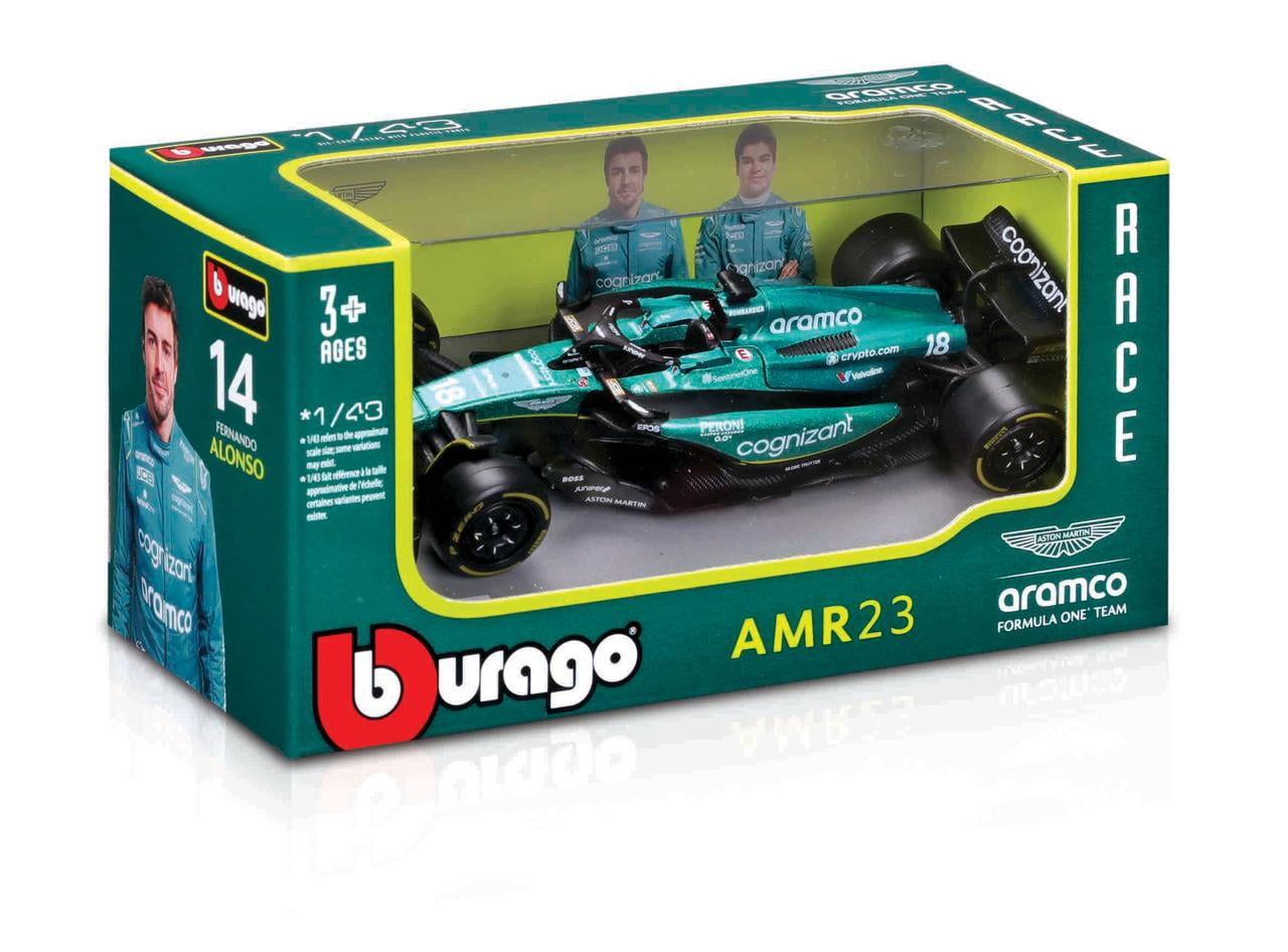Bburago 1:43 ASTON MARTIN AMR23 Formula Vehicle
