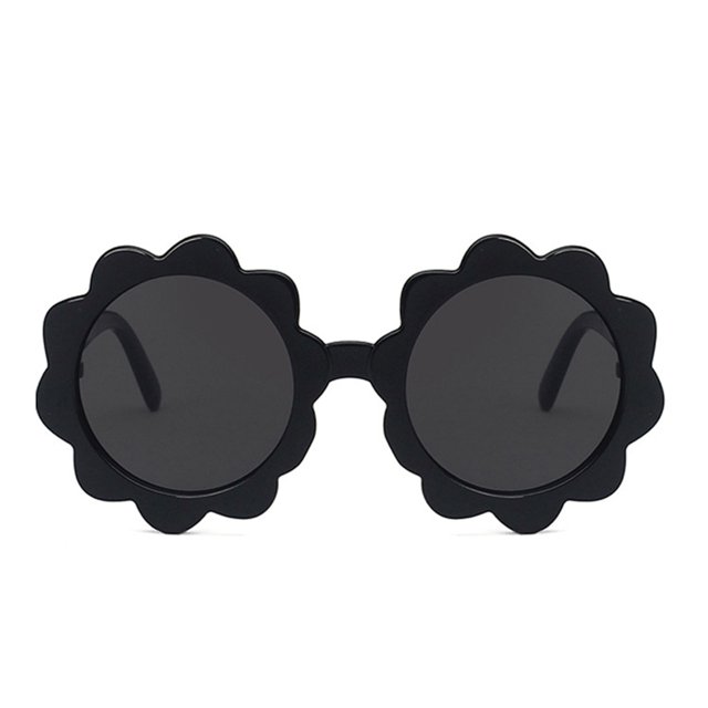 Kmbangi Kids Beach Sunglasses, Round Flower Shape UV400 Protection Sunglasses