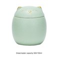 thumbnail image 2 of Transemion Elegant Ceramic Canisters Wide Application Sturdy And Durable Large Capacity Portable Moisture-proof red 500ml 1Set, 2 of 6