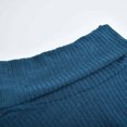 thumbnail image 4 of Bigersell Chandail à Col Roulé en Tricot de Polyester pour Femmes Grande Taille Automne Hiver Tricoté à Manches Longues Chandails à Enfiler Boutons Poignets Manches Chandails pour Dames Hauts Y-Blue 5TG, 4 of 7