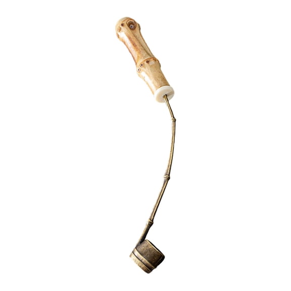 Luzkey Cuillère à Matcha Outils de Cérémonie du Thé Kung-Fu Chinois Manche Long Louche en Bois Hishaku Cuillère en Bambou Cuillère à Thé Chashaku pour Bureau Maison D