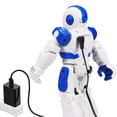 thumbnail image 3 of Kid Remote Control Intelligent Robot, Walking Singing Dancing Educational Toy, Smart Robot Toy (Blue) for Kids Gifts,for Ages 6 and up, 3 of 9