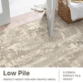 thumbnail image 4 of KUETH 8X10 Area Rugs Machine Washable Rugs for Living Room, Non Slip Throw Rug with Rubber Backing, Rug for Entryway、Bedroom、Kitchen、Floor and Dining Room, 4 of 5