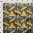 thumbnail image 2 of oneOone Tissu Popeline de Coton Rectangle & Triangle Géométrique Décor Tissu Imprimé BTY 56 Pouces de Large, 2 of 4