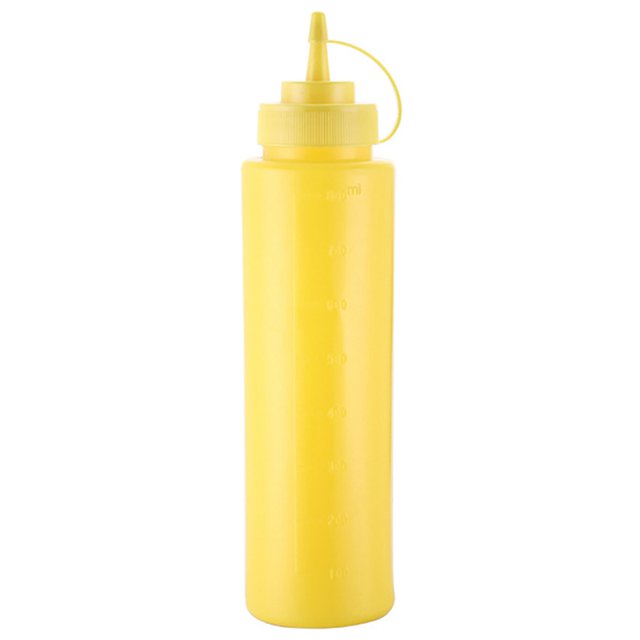 Coofit Bouteille Compressible en Plastique Rechargeable 8,45 Oz Bouteille à Jets Compressibles Bouteille à Condiments.