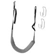 thumbnail image 3 of TISHITA Back Traction Belt Back Support Portable Soft Home Care Lumbar Traction Belt with Hook Grey, 3 of 8