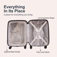 thumbnail image 4 of Jetstream 2-Piece Hardside Luggage Set, 20/28 in, with 3 Packing Cubes, Black, 4 of 13