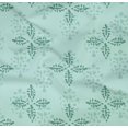 thumbnail image 4 of oneOone Organic Cotton Poplin Twill Fabric Floral Block Printed Fabric 1 Yard 42 Inch Wide, 4 of 4