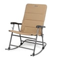 thumbnail image 3 of Portal Fauteuil Berçant Inclinable de Camping Pliant Plat Portable Grand pour l'Extérieur, Beige, 3 of 5
