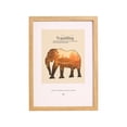 thumbnail image 1 of Aihimol Picture Frame,Wooden Photo Frame Shatter,Vertical & Horizontal Wall Hanging & Easel for Tabletop Display,3.54"X5.12" (Khaki), 1 of 6