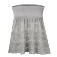 thumbnail image 4 of CHUANK Womens Summer Off Shoulder Leopard Print Bandeau Strapless Blouse Tops, 4 of 4