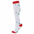 thumbnail image 1 of Aocisk Christmas Printed Calf Socks Long Tube Knee Socks with Compression Design Compression Socks for Support H l/xl, 1 of 2