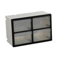 thumbnail image 3 of Langgg Drawer Storage Cabinet Organizer Home Container drawers 9 for Screws Beads Small Items White 4 drawers, 3 of 6