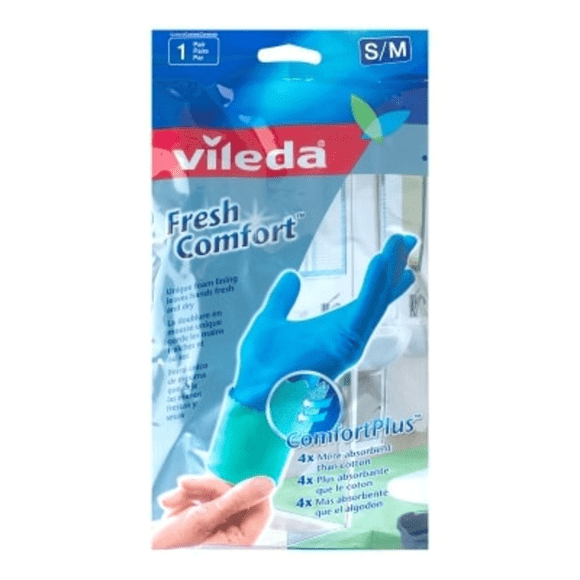 Vileda Gants Confort Frais Moyens