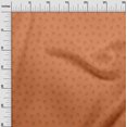 thumbnail image 3 of oneOone Rayon Orange Fabric Wine Glass Sewing Craft Projects Fabric Prints By Yard 56 Inch Wide, 3 of 5