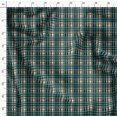 thumbnail image 4 of Soimoi Moss Georgette Fabric Plaid Check Print Fabric by the Yard 42 Inch Wide, 4 of 5