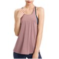 thumbnail image 1 of Chbgutlmr Workout Tops for Women U Neck Sleeveless Solid Color Racerback Athletic Gym Yoga Tops Camis, 1 of 4