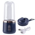 thumbnail image 1 of New Portable Blender 400Ml Electric Juicer Lemon Orange Fruit Squeezer Wireless Rechargable 21000Rpm Mixer(Blue), 1 of 7