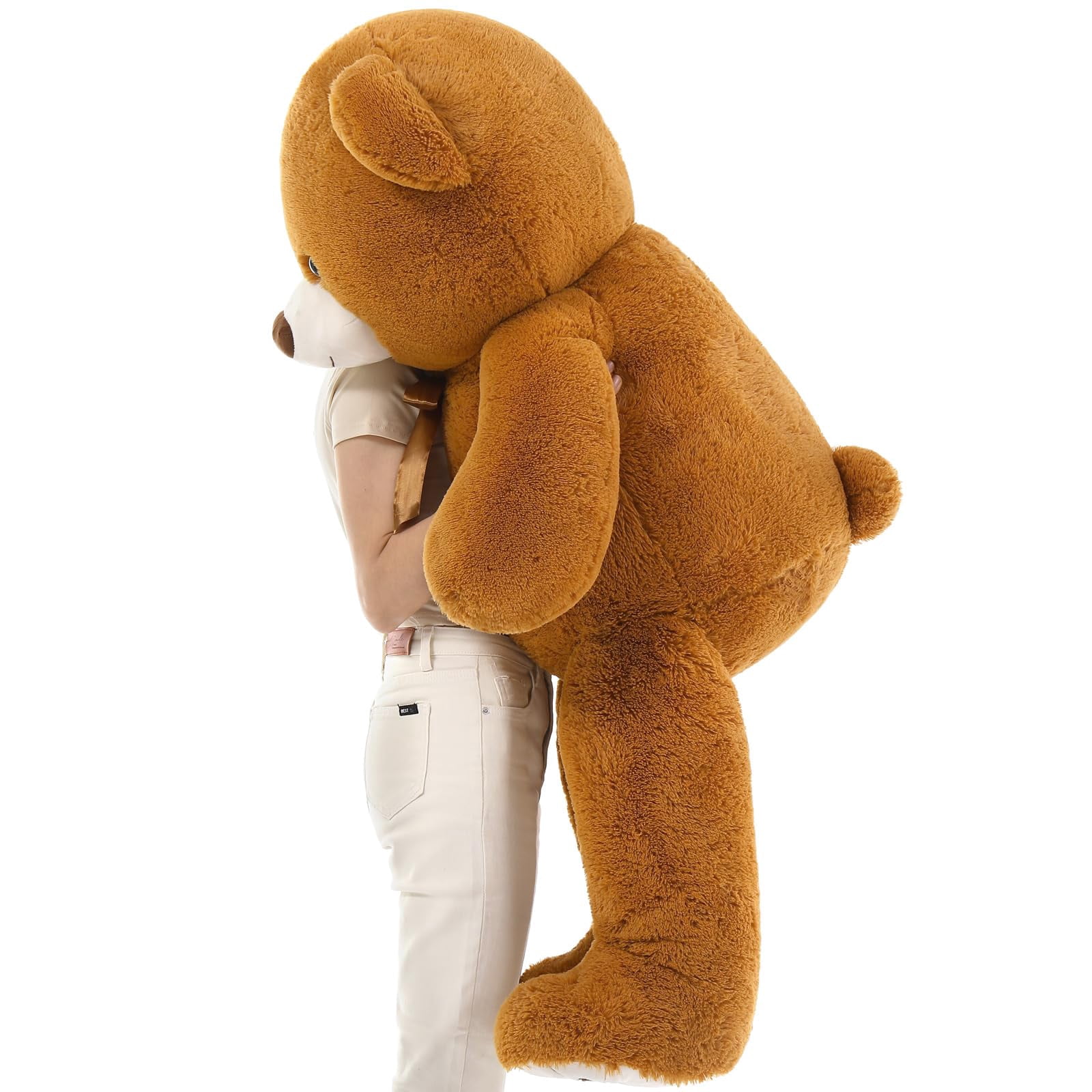 MaoGoLan Giant Teddy Bear 50in Large Stuffed Animal Jumbo Big Bear Plush, Soft Teddy Plush Toy for Kids Teens Girls Birthday Gift Cute Decorations fo