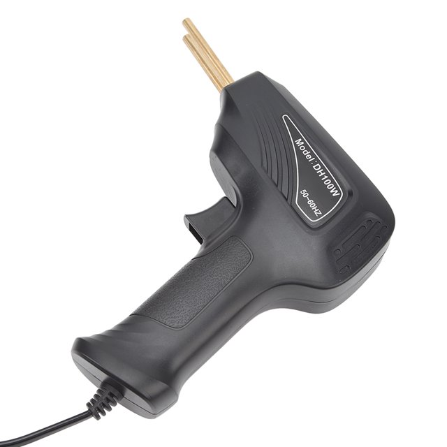 Machine de Soudage en Plastique 100 W Agrafeuse à Chaud Kit de Réparation en Plastique pour Réparer Pare-Chocs Panneaux Supports de Lampe Anneaux en Plastique