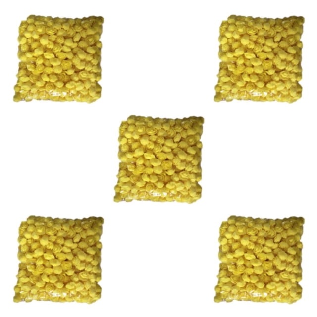 Transemion 500pieces Wreath Wedding House Decor Lasting Impression With These Exquisite yellow 5Set