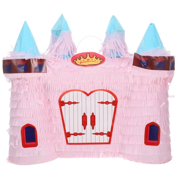 CUITING CHATEAU DE PRINCES Pinata pour Anniversaire de Fille Pinata Suspendue Jeu de Fête Amusant et Décoration pour Célébrations à Thème de Princesse