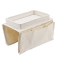 thumbnail image 3 of Table d'Accoudoir de Canapé, Plateau de Rangement Intelligent Durable pour Maison Beige, 3 of 8