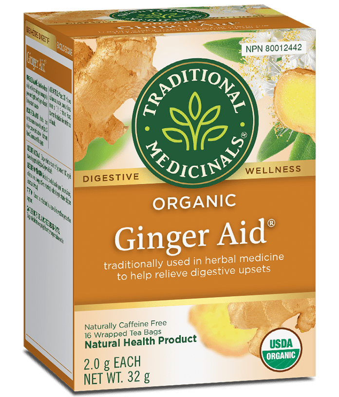 Traditional Medicinals - Organic Ginger Aid- 16 Tea Bags