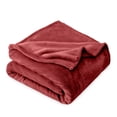 thumbnail image 1 of Bare Home Microplush Fleece Blanket - 300 GSM - Fuzzy Microfleece - Soft & Plush - King, Rosewood, 1 of 5