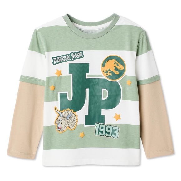 Jurassic Park Toddler Boys' Long-Sleeve Fooler T-Shirt