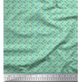 thumbnail image 1 of Soimoi Poly Georgette Fabric Dot,Swirl & Floral Shirting Printed Fabric 1 Yard 52 Inch Wide, 1 of 2