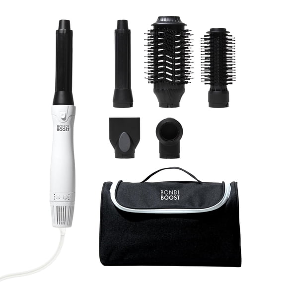 BONDIBOOST Everlast Airstyler Styling Brush 6 Head Styling Tool for Salon Quality Hair with Ceramic Attachments + Versatile Heat & Airflow Settings + All Hair Types
