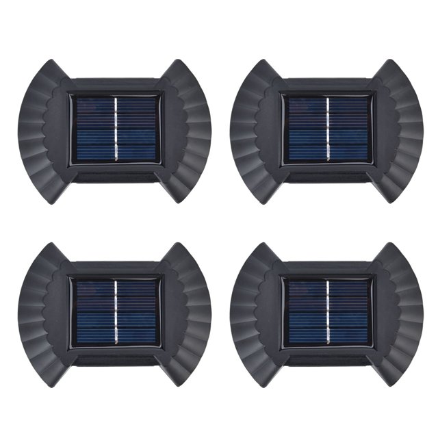 Vobor-CA Solar Wall Light Outdoor Sconce Compact Lightweight 8LEDs 10x7.5x2cm
