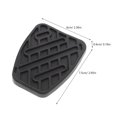 thumbnail image 2 of WHAMVOX 4pcs Car Pedal Covers Black Rubber Easy Installation Brake Pedal Cover Replacement, 2 of 8