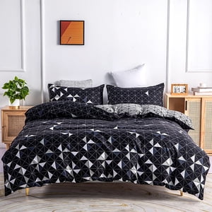 Deals of The Day Clearance! Duvet Cover Size,Duvet Cover Set With Buttons Closure, Soft Washed Microfiber Bedding Comforter Cover With A Pillowcases For All Season