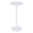 thumbnail image 1 of Butler Specialty Company Landon Outdoor Round Metal Pedestal Side Table - Ivory, 1 of 5