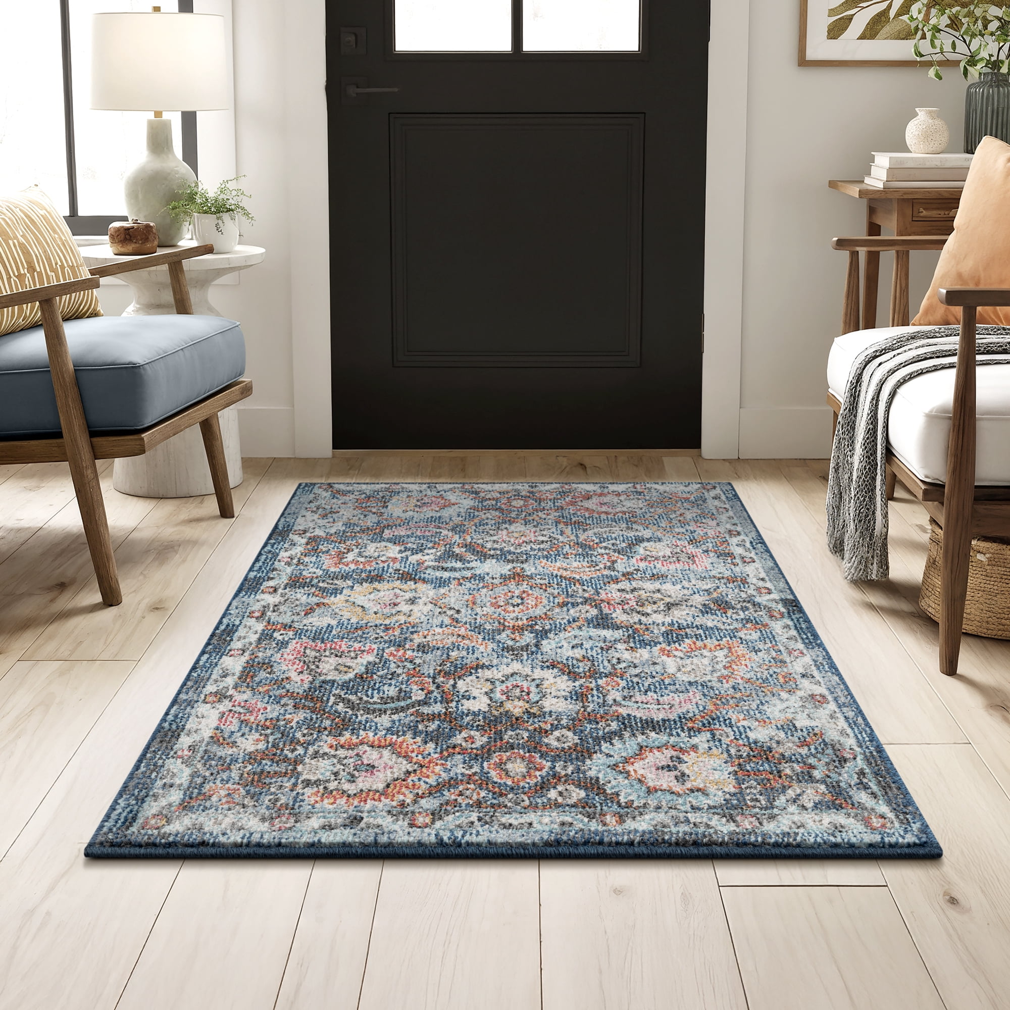 Mainstays Floral Multi-Colour Accent Rug, 31.5" x 45"