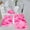 Pink#7, variant on Mixed Color Bath Mats 3 Set Winter Bathroom Rugs For 3 Pcs Toilet Mats Soft Water Absorption Non Slip Thick Washable Easy To Dry Dark