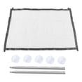thumbnail image 2 of Dog Gate,Expandable Dog Mesh Gate Pet Mesh Gate Folding Dog Gate Power Packed Performance, 2 of 14