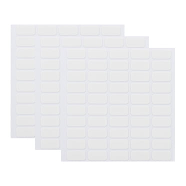 Double Sided Sticky Dot 0.8X0.4 Inch / 20X10mm, 150 Pcs Removable Clear Sticky Tack Rectangle Putty