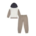 thumbnail image 4 of Reebok Toddlers' Colorblocked Fleece Hoodie And Jogger Set, 4 of 7